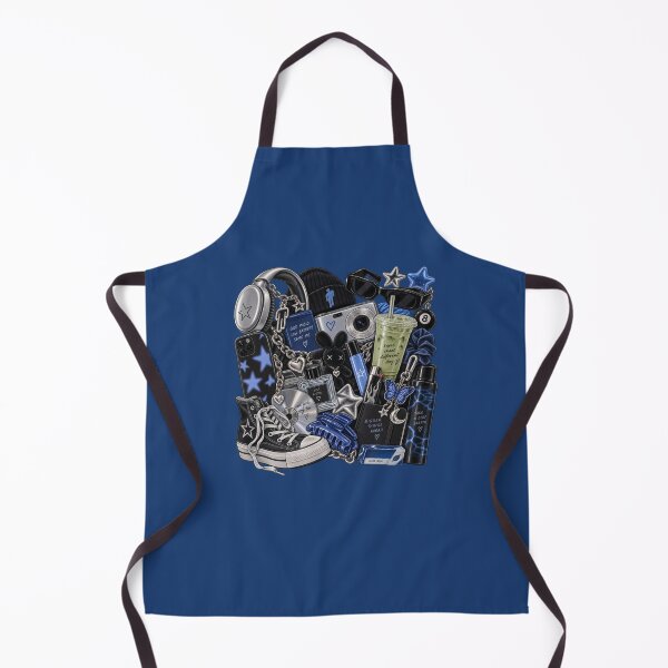 Item preview, Billie Fan Bag Dump – Blue Alt Pop Essentials designed and sold by SnugbugStudios.