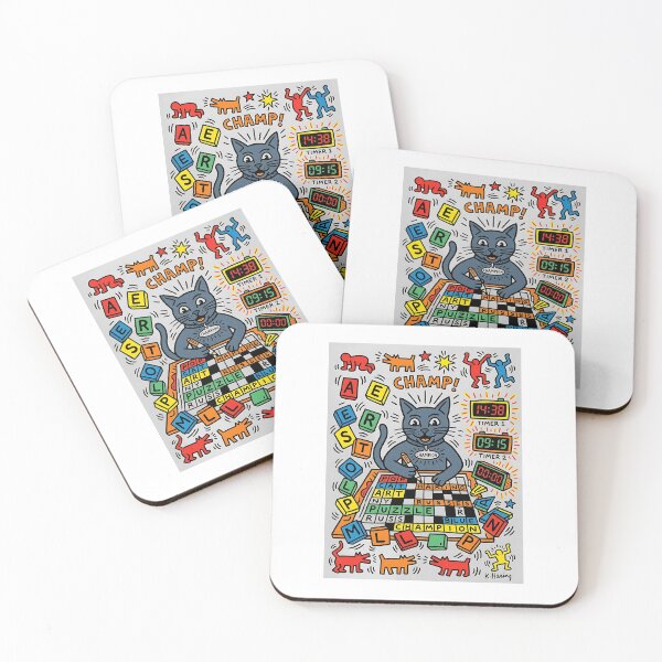 Item preview, Russian Blue Crossword Champion designed and sold by PictoVibe.