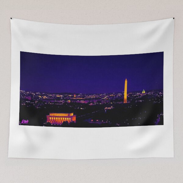 Aperçu de l'œuvre Washington la nuit... créée et vendue par Harold122Jade.