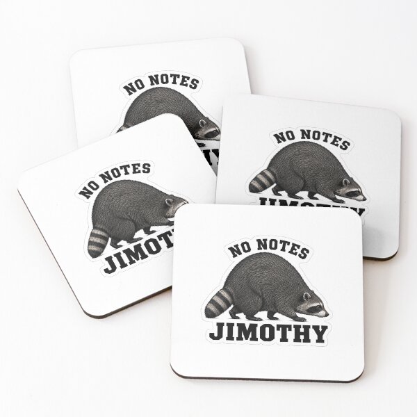 Item preview, Jimothy Gift - No Notes Raccoon designed and sold by RedRubyBubble.