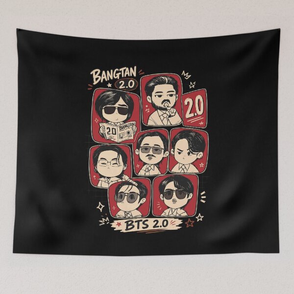 Item preview, K-Pop Fan Art Chibi Group designed and sold by Print Art Design Studio LLC.
