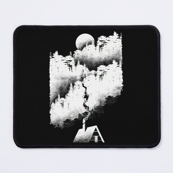 Item preview, Moonlit Forest Cabin Smoke Art designed and sold by wyrichbosle.