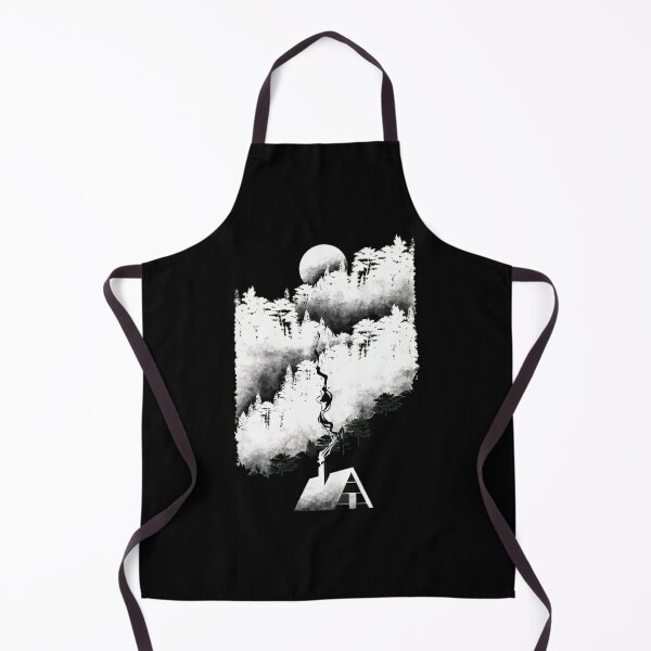 Item preview, Moonlit Forest Cabin Smoke Art designed and sold by wyrichbosle.
