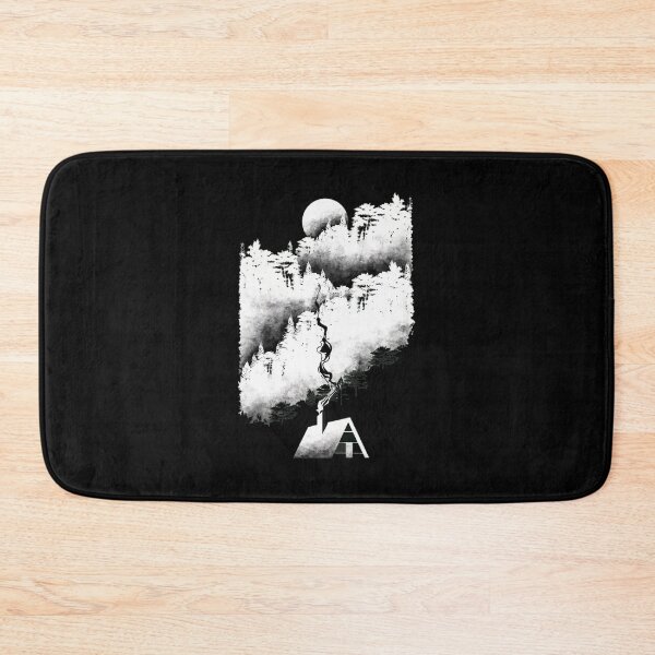 Item preview, Moonlit Forest Cabin Smoke Art designed and sold by wyrichbosle.