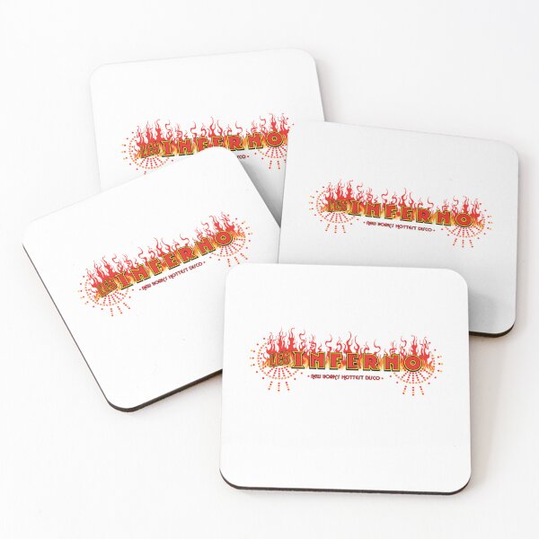 Item preview, Fiery Flames Twin Starburst Disco Emblem designed and sold by CallieHauck.