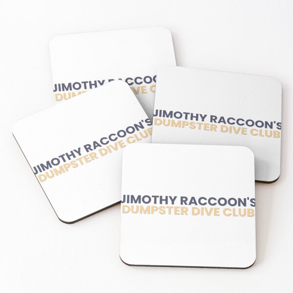 Item preview, Jimothy Raccoon Gift - Raccoon's Dumpster Dive Club designed and sold by RedRubyBubble.