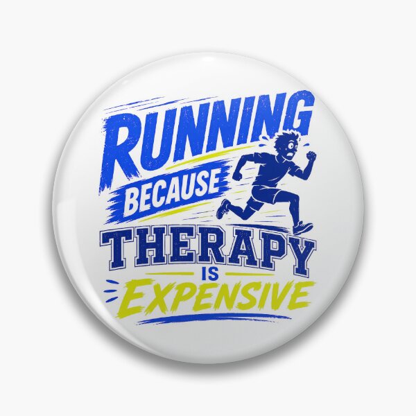 Item preview, Running Funny Gift - Because Therapy Is Expensive designed and sold by RedRubyBubble.