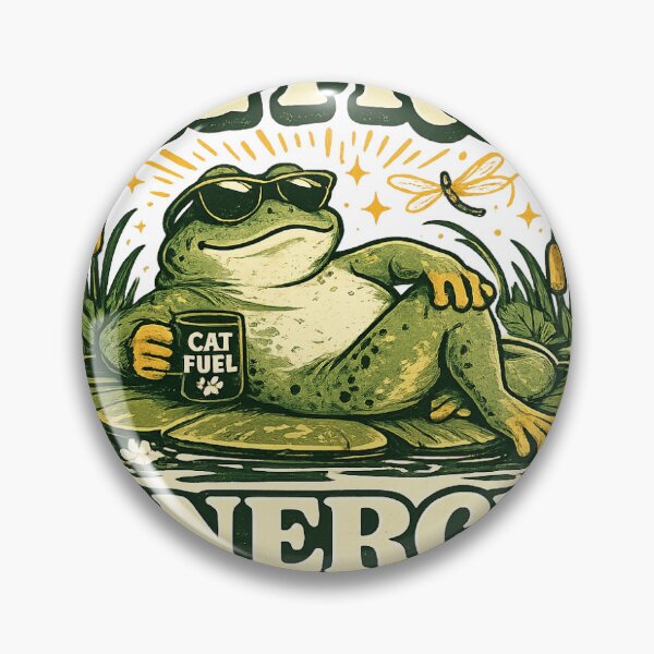 Item preview, Big Frog Energy Gift designed and sold by RedRubyBubble.