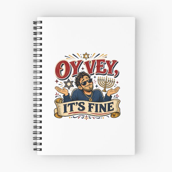 Item preview, Oy Vey Gift - It's Fine designed and sold by RedRubyBubble.