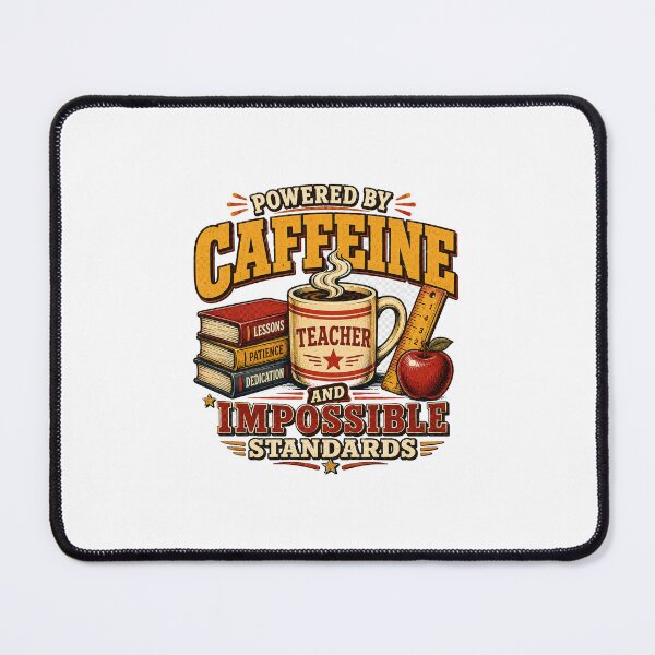 Item preview, Coffee Gift - Powered by Caffeine and Impossible Standards designed and sold by RedRubyBubble.