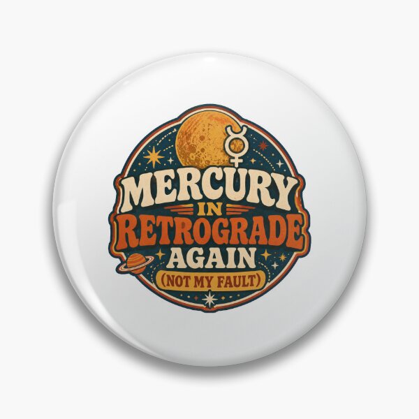 Item preview, Mercury Retrograde Gift - — Retro Astrology designed and sold by RedRubyBubble.