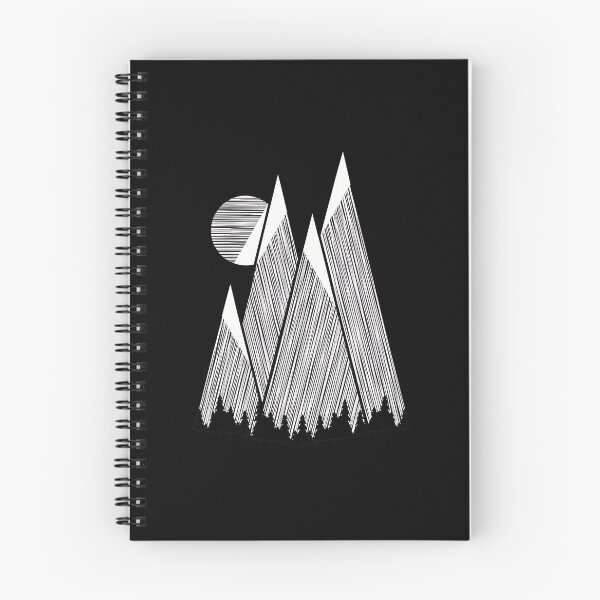 Item preview, Mountain Landscape with Striped Moon designed and sold by andrasmar.