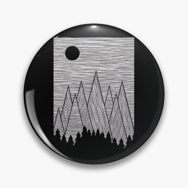 Item preview, Mountain Moon Nightline Art designed and sold by lasopent.