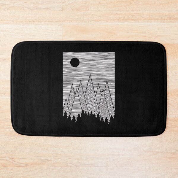 Item preview, Mountain Moon Nightline Art designed and sold by lasopent.