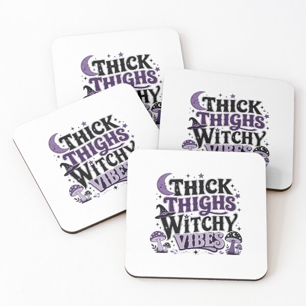 Item preview, Thick Thighs Gift - Witchy Vibes designed and sold by RedRubyBubble.