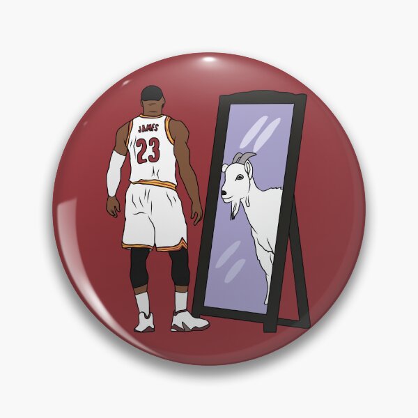 Item preview, LeBron James Mirror GOAT (Cleveland) designed and sold by RatTrapTees.