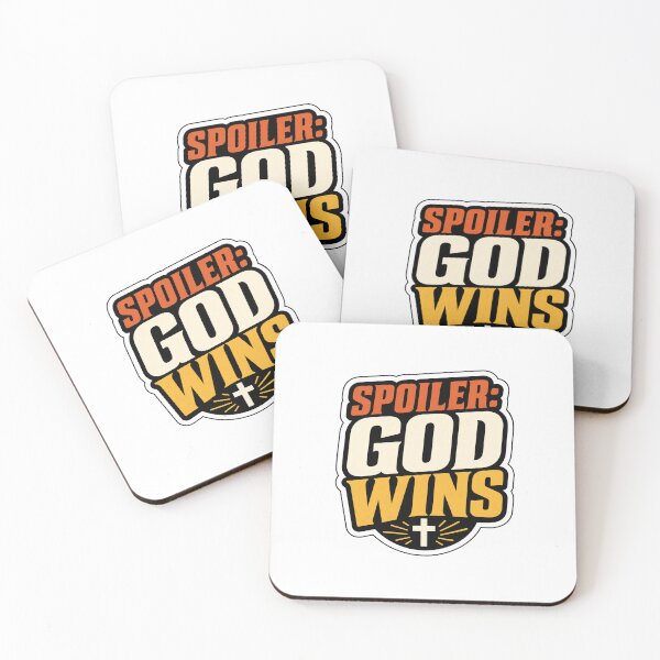 Item preview, Faith Gift - Spoiler God Wins designed and sold by RedRubyBubble.
