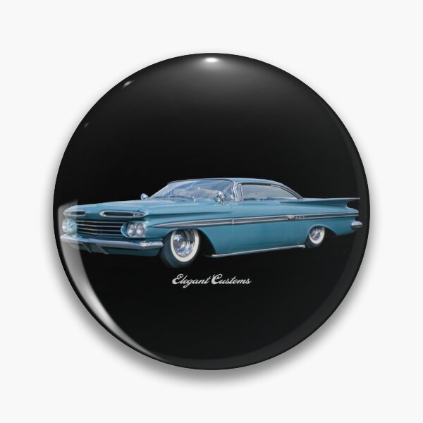 Item preview, 1959 Impala Blue Grotto no text Kustom, Hot Rod, Muscle Car designed and sold by Elegant Customs.