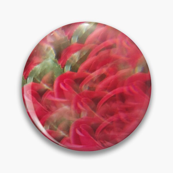 Item preview, Crimson Velvet & Emerald Garden: Romantic Rose Petal Abstract Art designed and sold by ElionSolis.