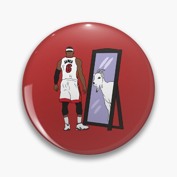 Item preview, LeBron James Mirror GOAT (Miami) designed and sold by RatTrapTees.
