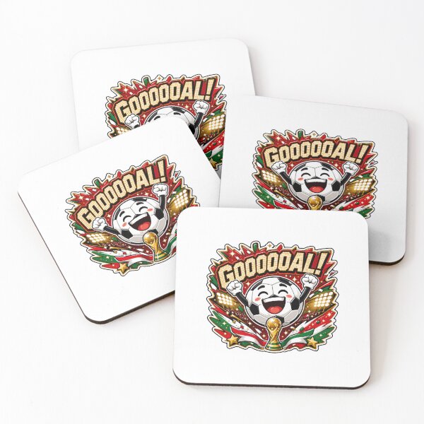 Item preview, Gooooal Gift - World Cup Soccer designed and sold by RedRubyBubble.