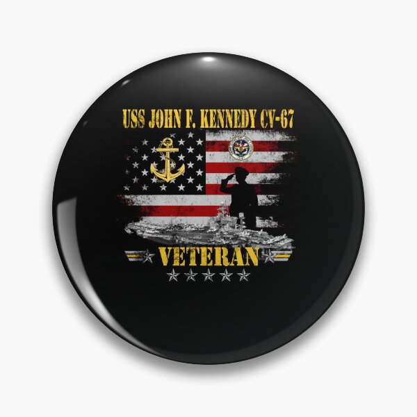 Item preview, USS John F. Kennedy CV-67 Veteran Patriotic American Flag Naval Tribute Design designed and sold by Osstaramilua.