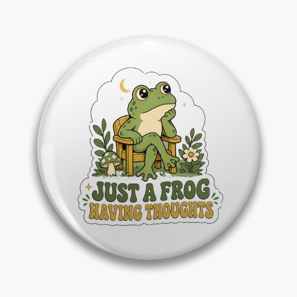 Item preview, Frog Thoughts Gift - Just a Having designed and sold by RedRubyBubble.