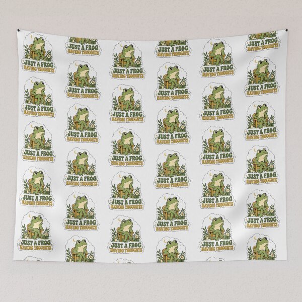 Item preview, Frog Thoughts Gift - Just a Having designed and sold by RedRubyBubble.