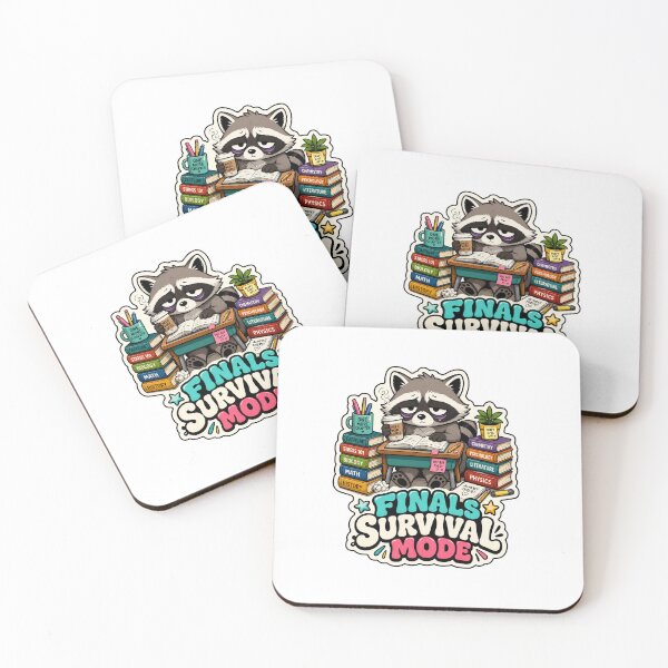 Item preview, Finals Gift - Survival Mode Raccoon designed and sold by RedRubyBubble.