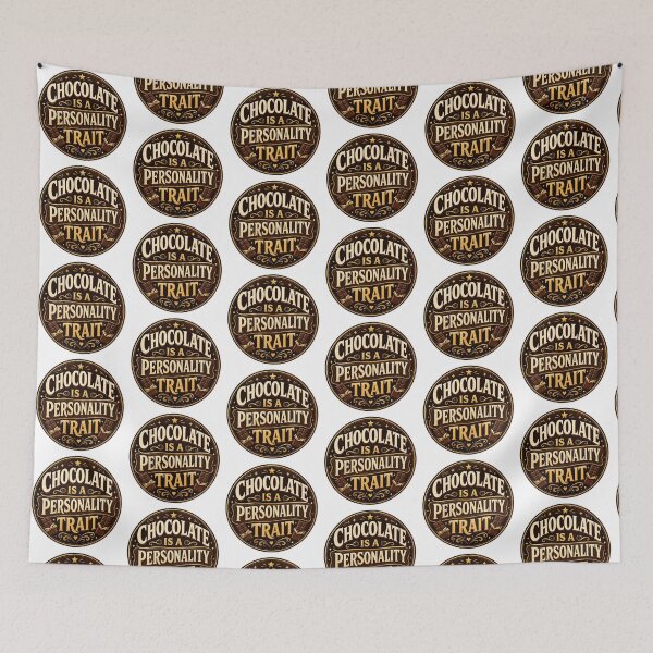 Item preview, Chocolate Lover Gift - Is a Personality Trait designed and sold by RedRubyBubble.
