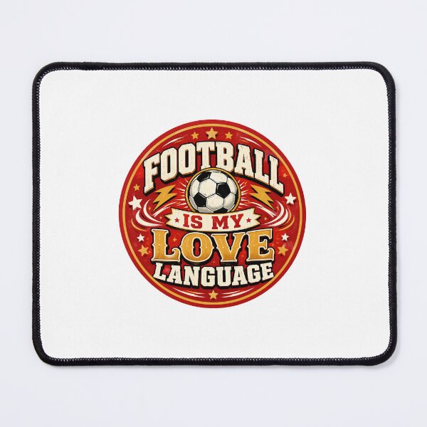 Item preview, Football Gift - Is My Love Language designed and sold by RedRubyBubble.