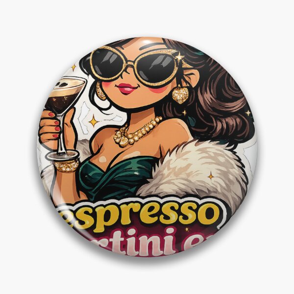 Item preview, Espresso Martini Era Gift - Light Skin Girl designed and sold by RedRubyBubble.