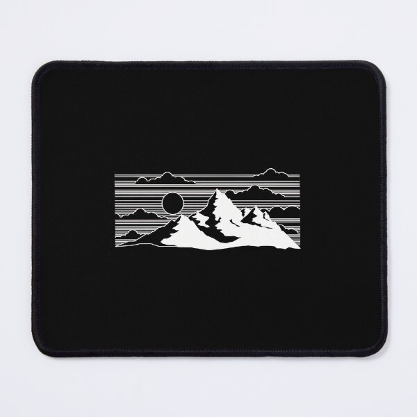 Item preview, Mountain Moonscape Line Art Design designed and sold by helencacu.