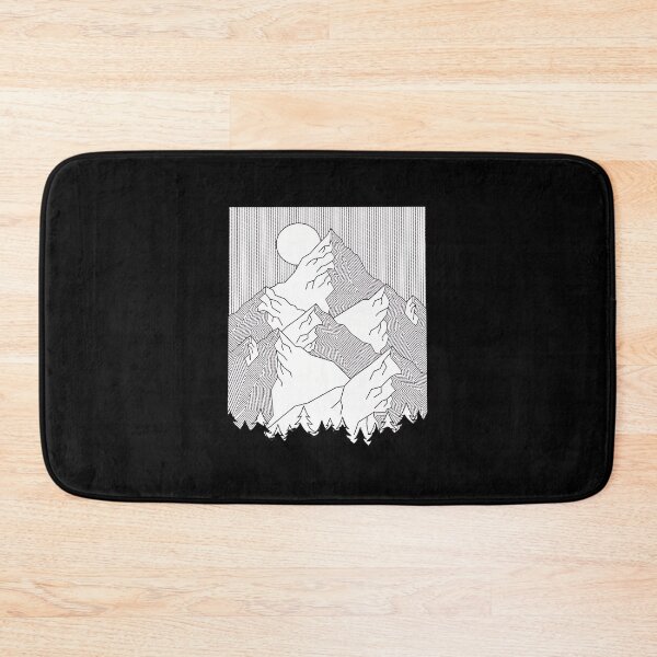 Item preview, Mountain Sun Peaks Line Art Outdoor Adventure designed and sold by lamercarv.