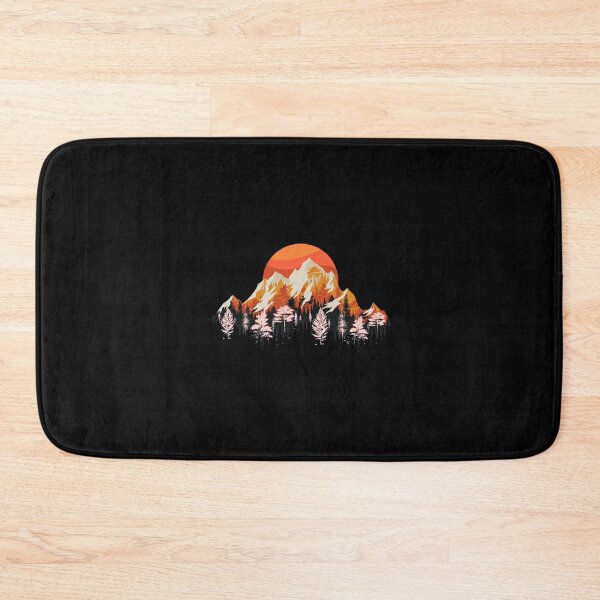 Item preview, Mountain Sunset Forest Landscape Art designed and sold by bezaperina.