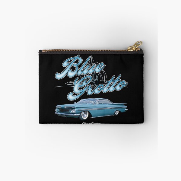 Item preview, 1959 Impala Blue Grotto with text - Lowrider, Kustom, Hot Rod, Muscle Car designed and sold by Elegant Customs.