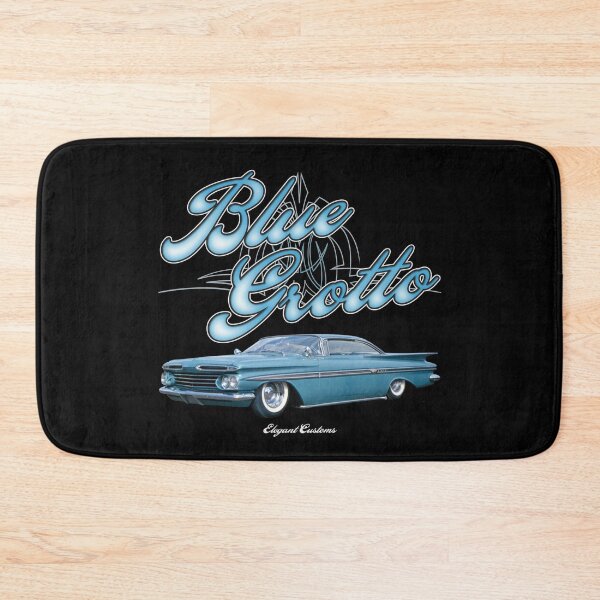 Item preview, 1959 Impala Blue Grotto with text - Lowrider, Kustom, Hot Rod, Muscle Car designed and sold by Elegant Customs.
