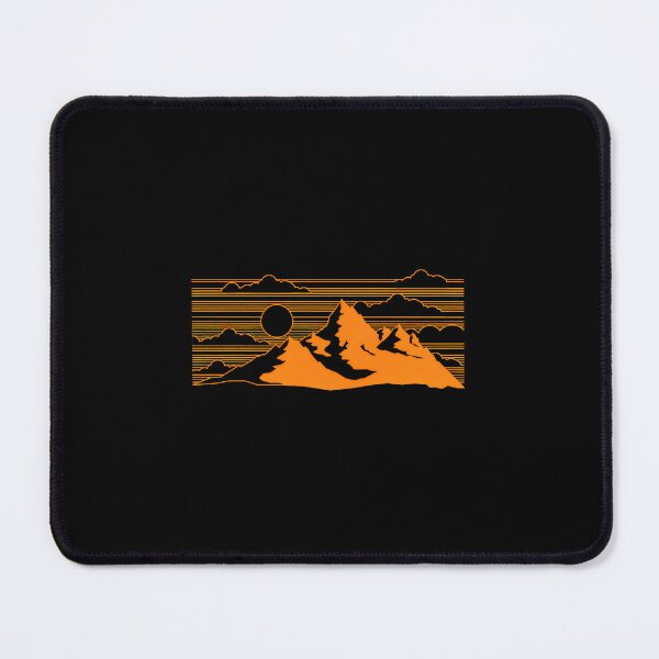 Item preview, Mountain Sunset Linework Graphic Art designed and sold by lasopent.