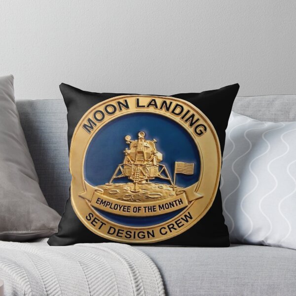 Item preview, Moon Landing Set Design Crew - Employee of the Month Fake Badge designed and sold by RogueSquirrels.