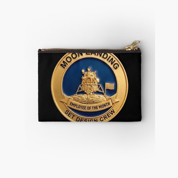 Item preview, Moon Landing Set Design Crew - Employee of the Month Fake Badge designed and sold by RogueSquirrels.