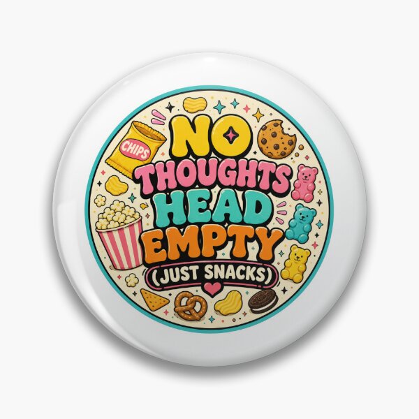 Item preview, No Thoughts Head Empty Gift designed and sold by RedRubyBubble.