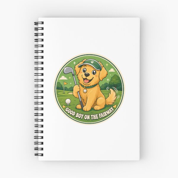 Item preview, Golf Dog Gift - Good Boy on the Fairway designed and sold by RedRubyBubble.