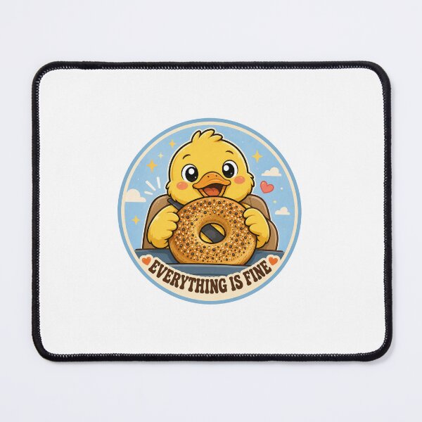 Item preview, Duck Gift - Everything Is Fine designed and sold by RedRubyBubble.