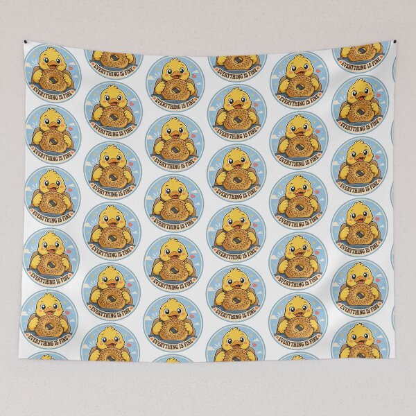 Item preview, Duck Gift - Everything Is Fine designed and sold by RedRubyBubble.