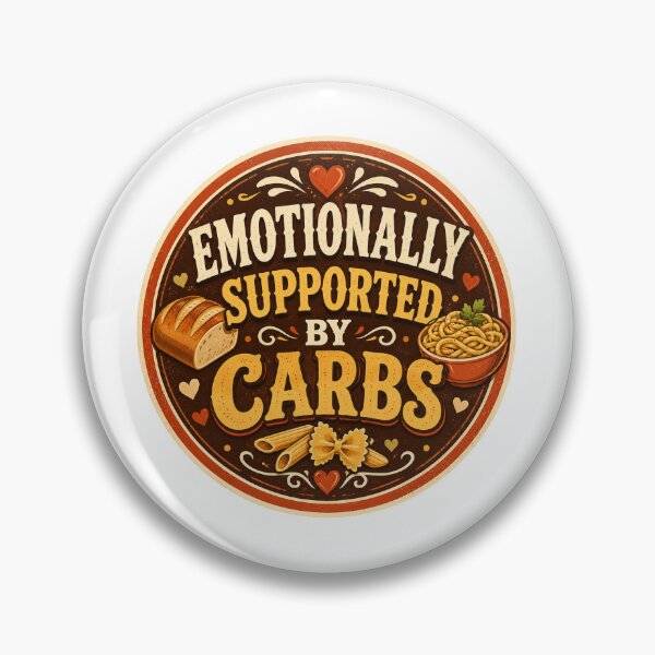 Item preview, Carbs Gift - Emotionally Supported by designed and sold by RedRubyBubble.