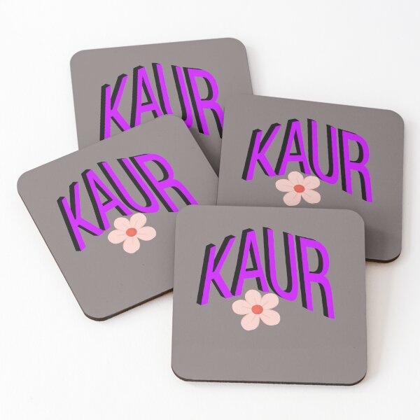 Artikelvorschau, Kaur Name Lila Fettdruck Retro Floral Sikh Punjabi Design entworfen und verkauft von SinghMerchUniverse.