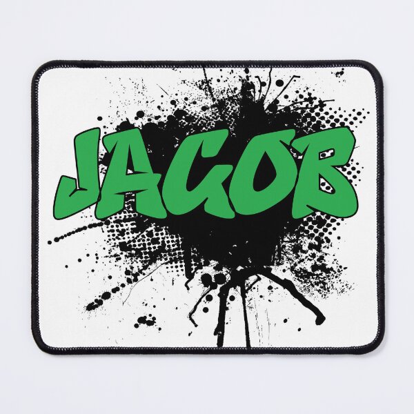 Item preview, Jacob Name In Grafitti Green and Black designed and sold by aligchi.