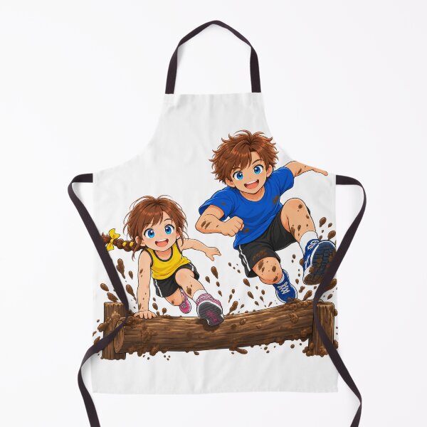 Item preview, Kenzie and Kolt Obstacle Course Cartoon Character Design designed and sold by Kenzie & Co.