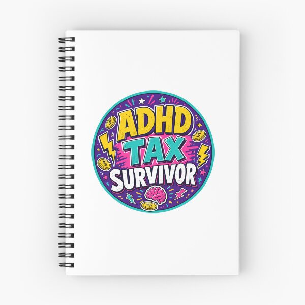 Item preview, Adhd Tax Survivor Gift - Neurodivergent designed and sold by RedRubyBubble.