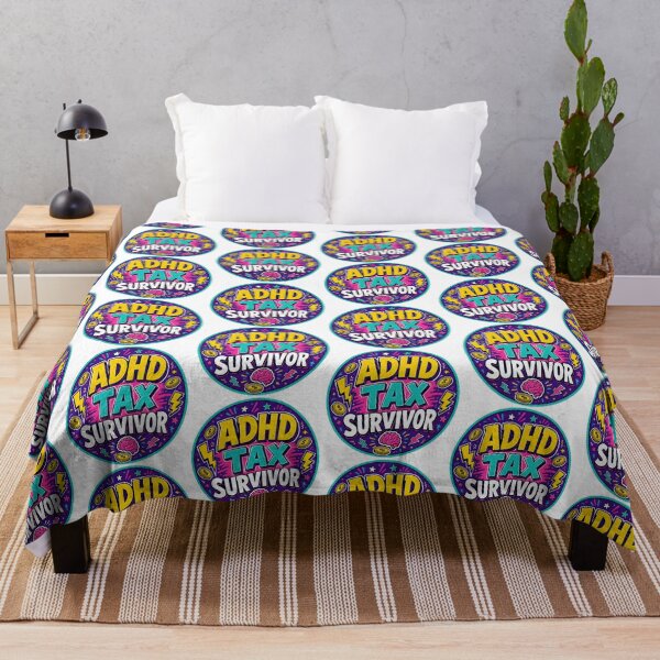 Item preview, Adhd Tax Survivor Gift - Neurodivergent designed and sold by RedRubyBubble.